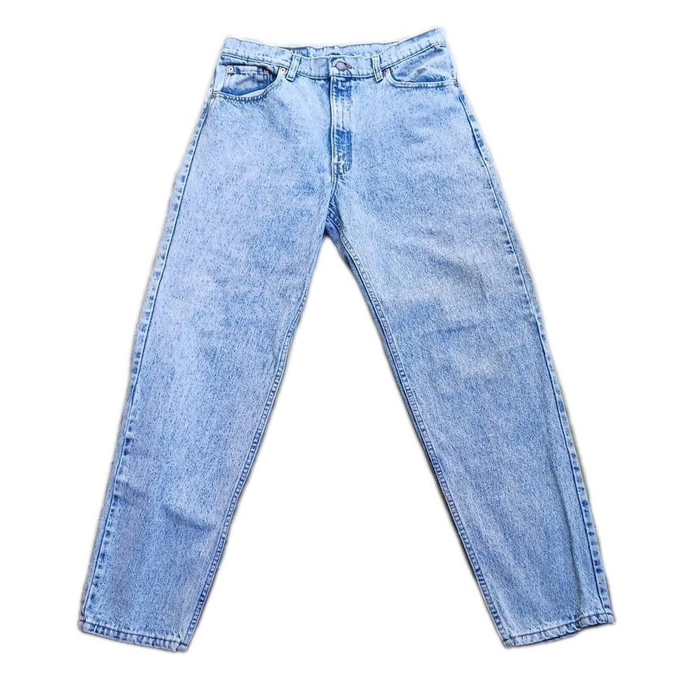 Vintage Levis 550 Mens Jeans Tapered 36x32 Acid Wash